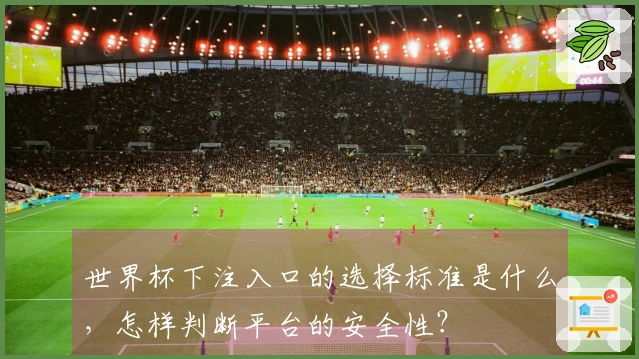 世界杯下注入口的选择标准是什么，怎样判断平台的安全性？
