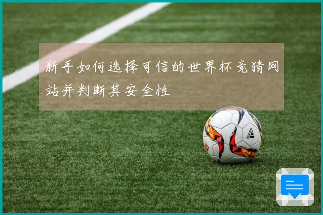 新手如何选择可信的世界杯竞猜网站并判断其安全性